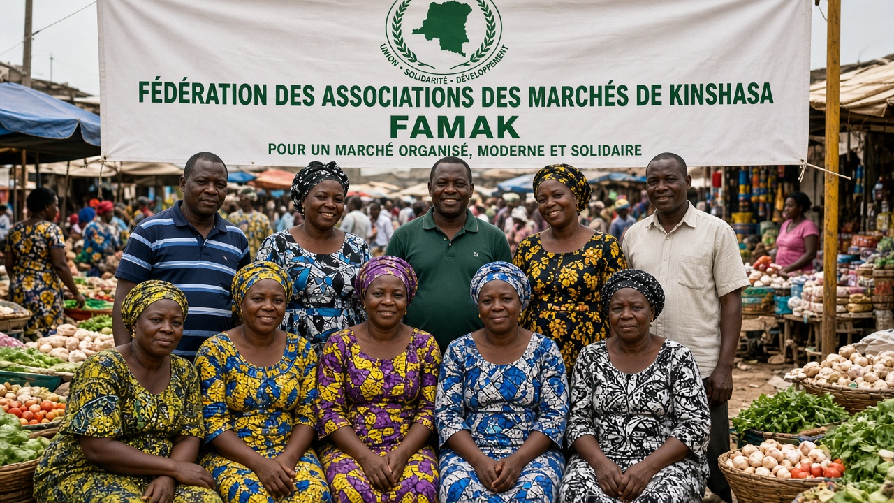 Marché de Kinshasa — collectes et commerce local